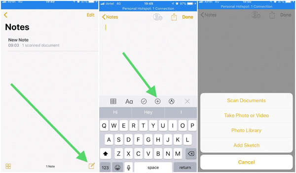 Numériser des documents iOS 11