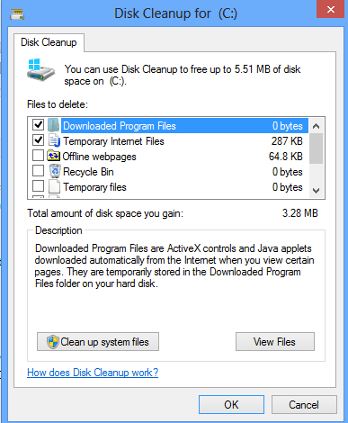 Disk Cleanup