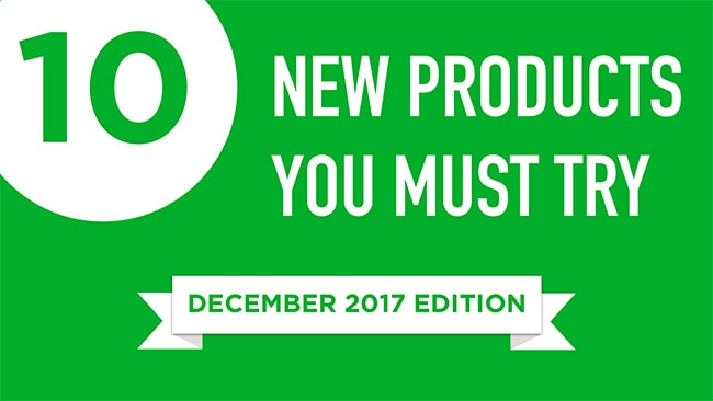 Edición de diciembre de 10 nuevos productos