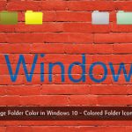 Como alterar a cor da pasta no Windows 10