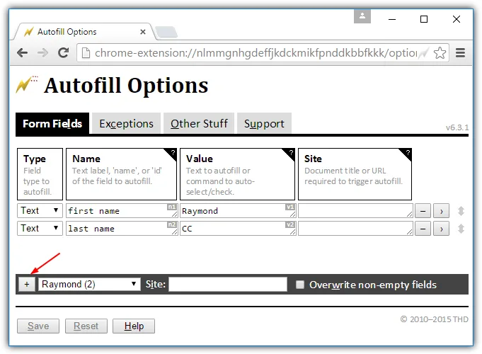 Auto Fill Forms