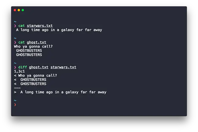 diff Linux Command
