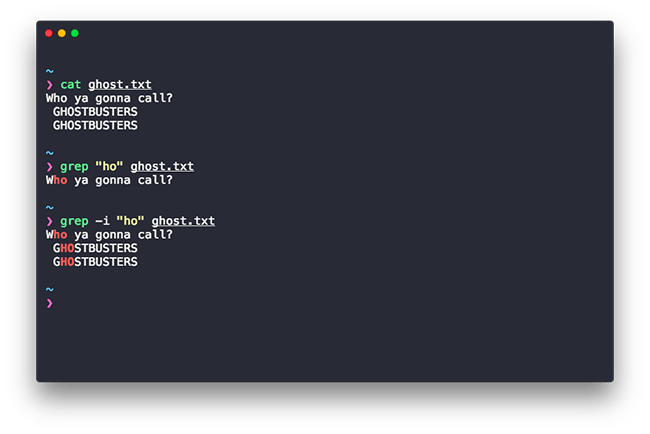 Commande grep Linux
