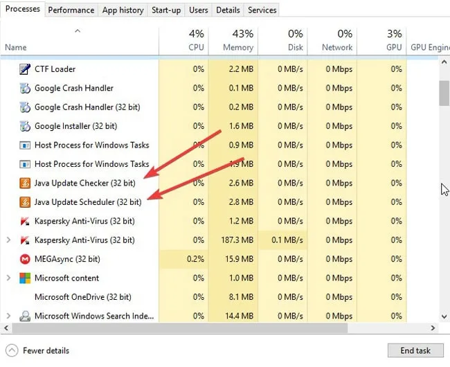 Java Update Scheduler