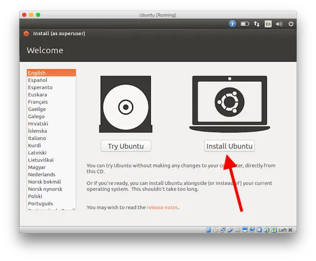 Ubuntu-Installationsprogramm