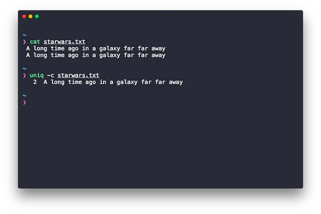 uniq Linux Command