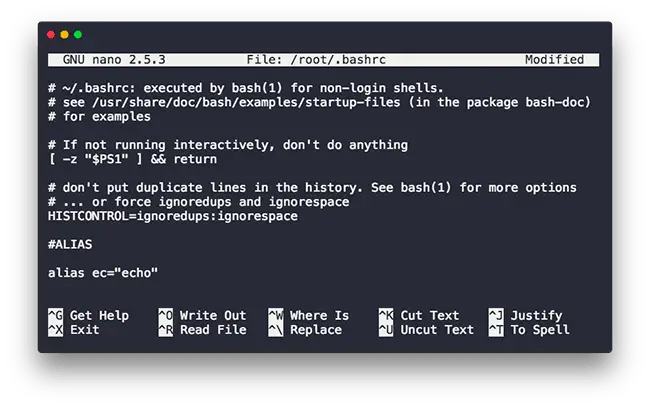 bashrc-Linux