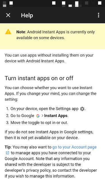 Instant Apps