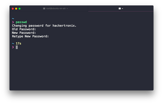 passwd Linux-opdracht