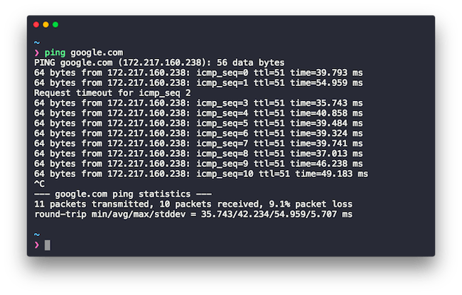 ping Linux-opdracht