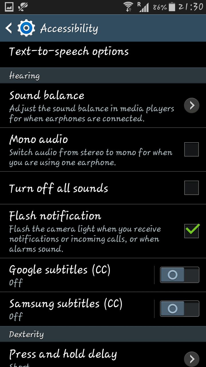 Flash Notification