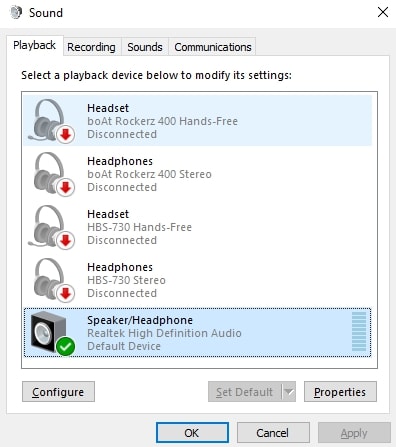 Select Microphone