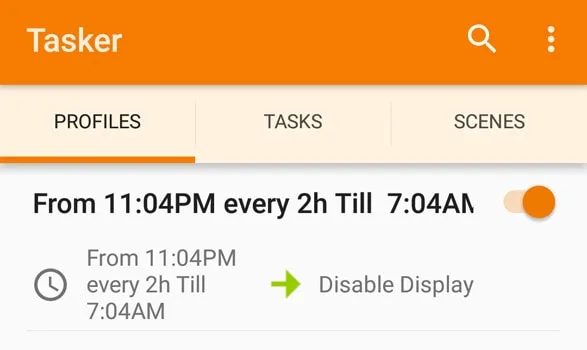 Disable Display Sleeping