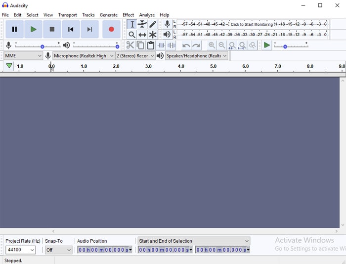 Descarga el software Audacity