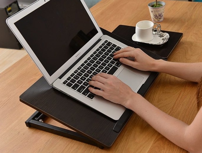 Hoek en positie van laptop