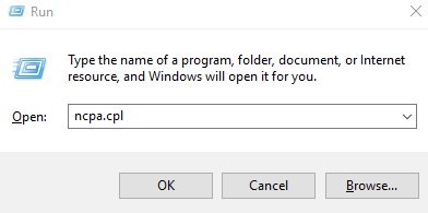 ncpa.cpl Command