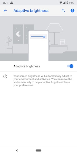 Adaptive Brightness