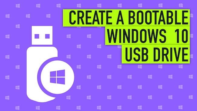 Създайте USB за стартиране на Windows 10