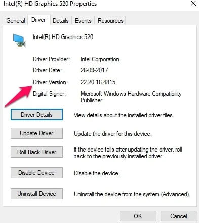 Driver Version