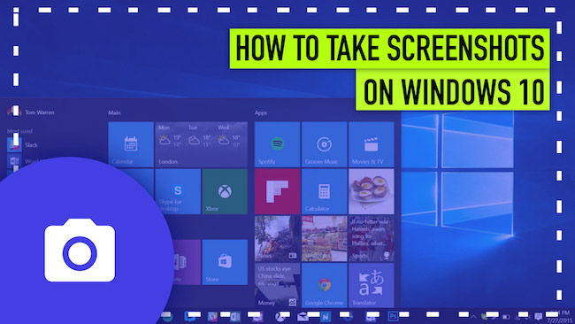 So machen Sie Screenshots unter Windows 10 mit integrierten Tools