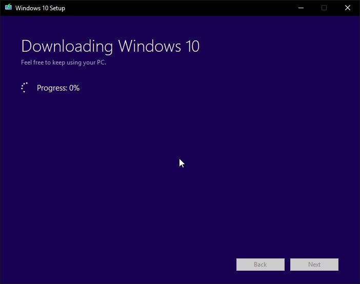 Windows Download Setup USB Flash Drive