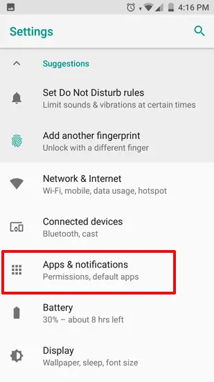 Apps and Notifications
