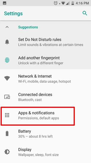 Apps and Notifications