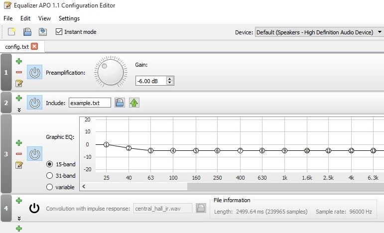 Equaliser APO