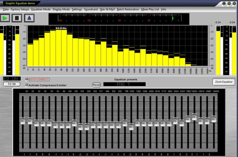 Grafik-Equalizer-Studio