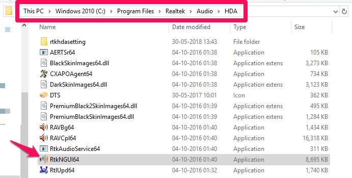 Realtek Equalizer Location