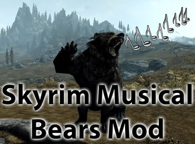 Skyrim Autotune Musical Bear Mod