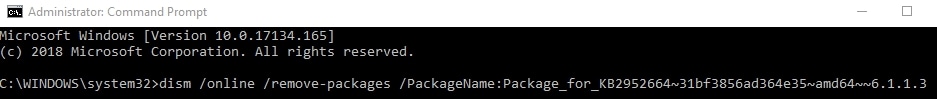 Command to Remove Packages