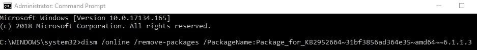 Command to Remove Packages