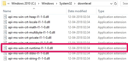 Fix The Api Ms Win Crt Runtime L1 1 0 Dll Missing Error In Windows