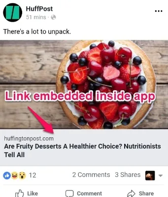 Embedded Link Example
