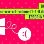 Api-Ms-Win-Crt-Runtime-L1-1-0.dll Eksik Hatasını Düzeltin