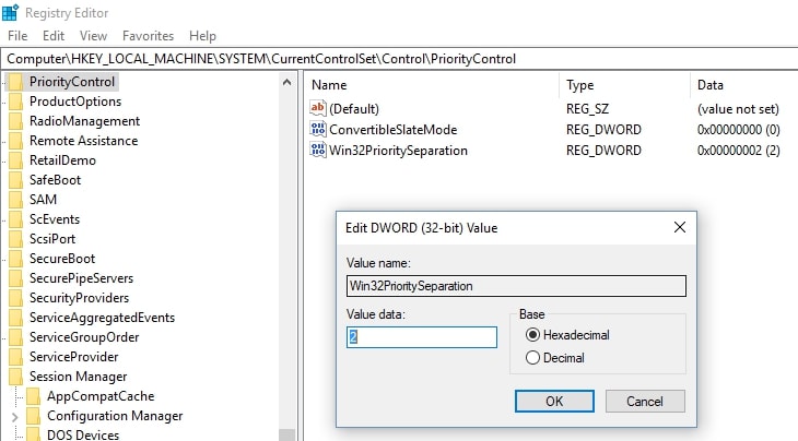 win32priorityseparation default windows 10 win32priorityseparation default windows 10