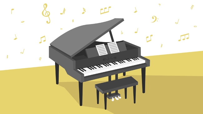 Aplicativo de aprendizagem de piano