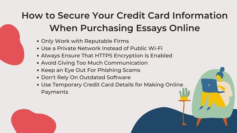 Asegure la información de su tarjeta de crédito