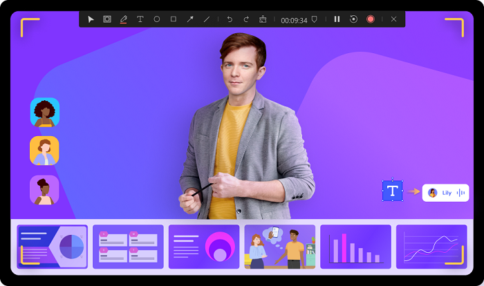 Registratore schermo Wondershare DemoCreator Registratore schermo Wondershare DemoCreator