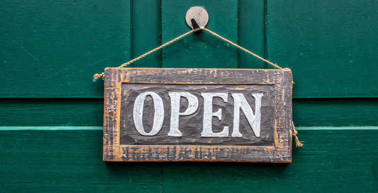 We're Open We're Open