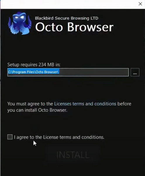 Install the Octo Browser Install the Octo Browser
