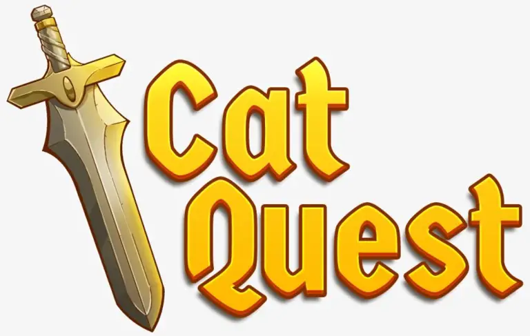 Jogo Cat Quest 3D com sprites 2D