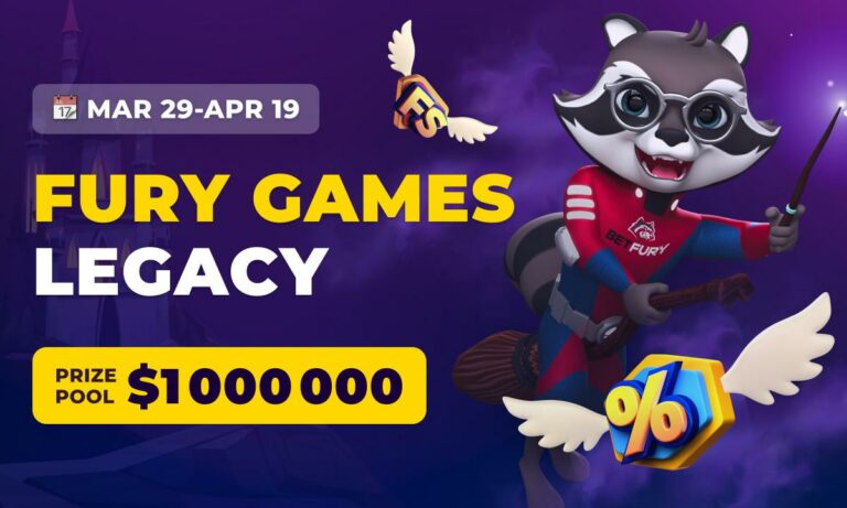 BetFury startet iGaming-Event mit einem Preispool von 1 Million US-Dollar