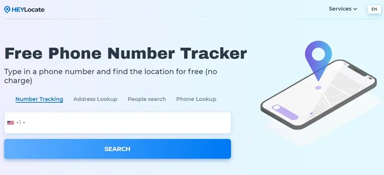 Web-based Cell Phone Tracking Services