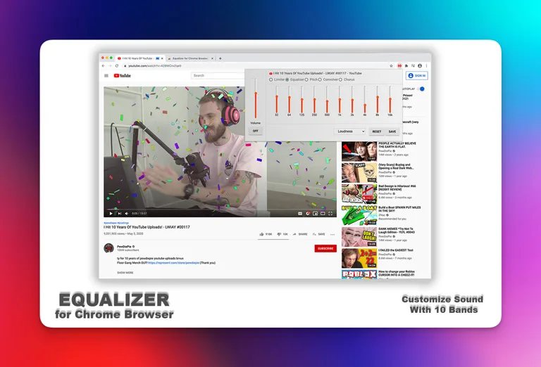 Equalizer for Chrome Equalizer for Chrome