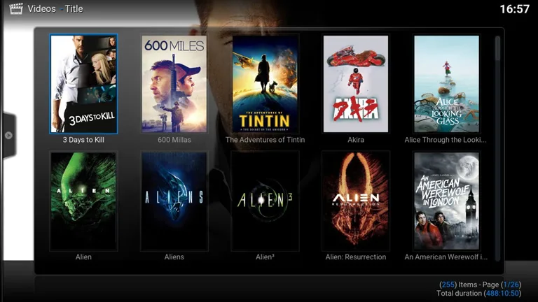 Confluence Kodi skin