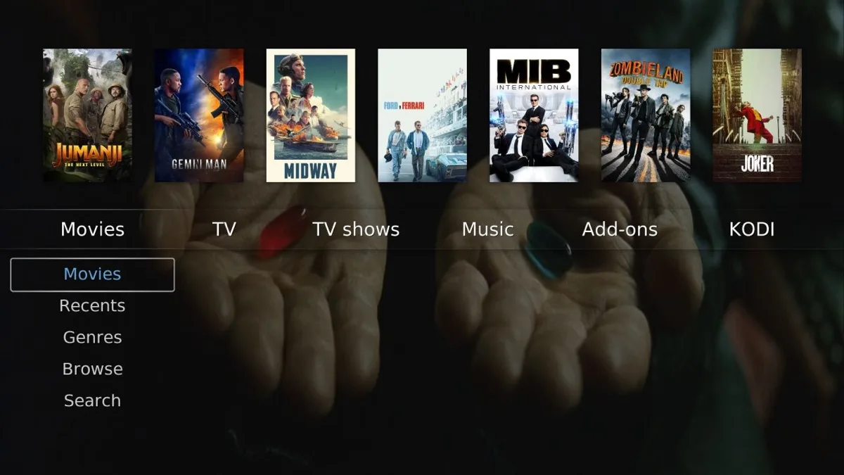 Quartz Kodi skin