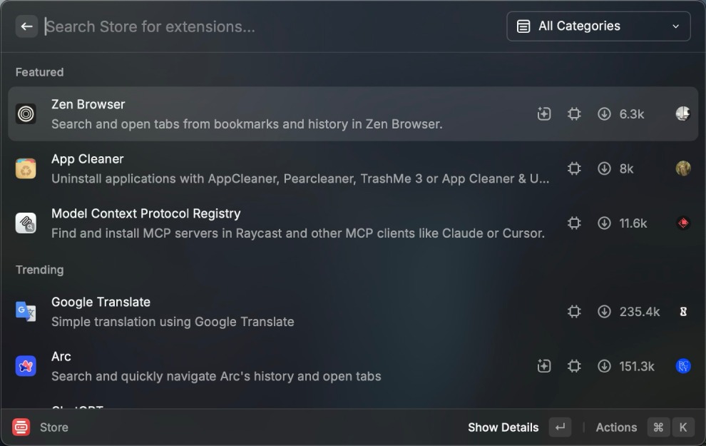 Raycast Extensions