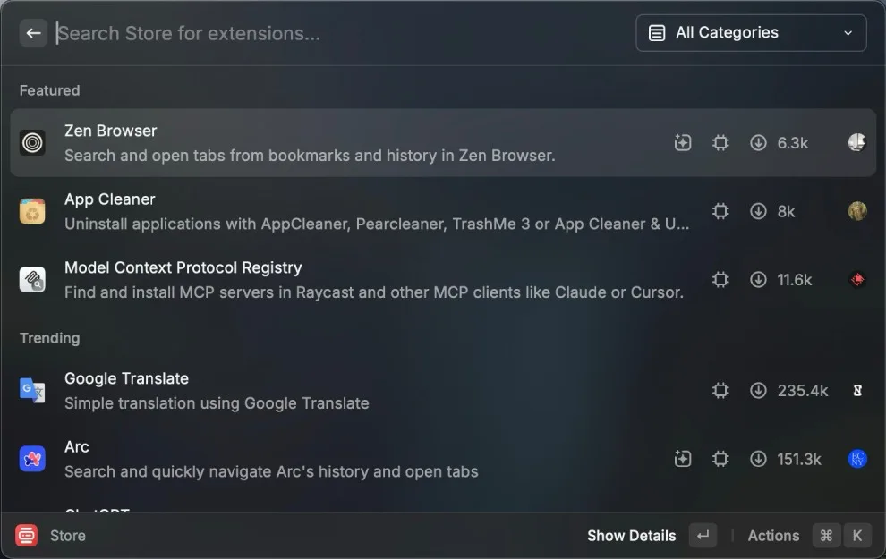 Raycast Extensions